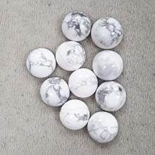 10MM ROUND CABOCHON HOWLITE(10PCS/BAG)